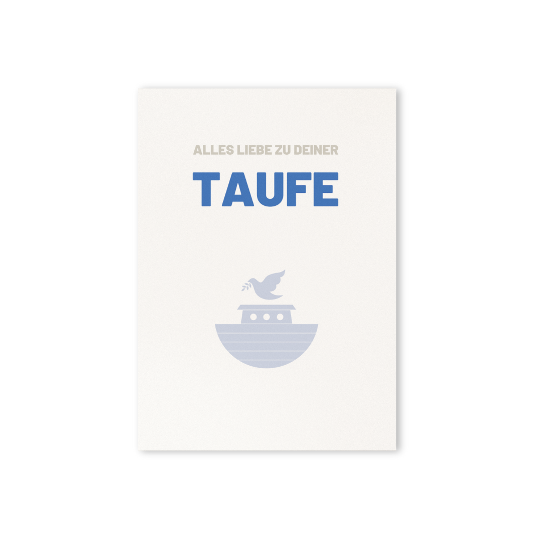 Postkarte - ZUR TAUFE