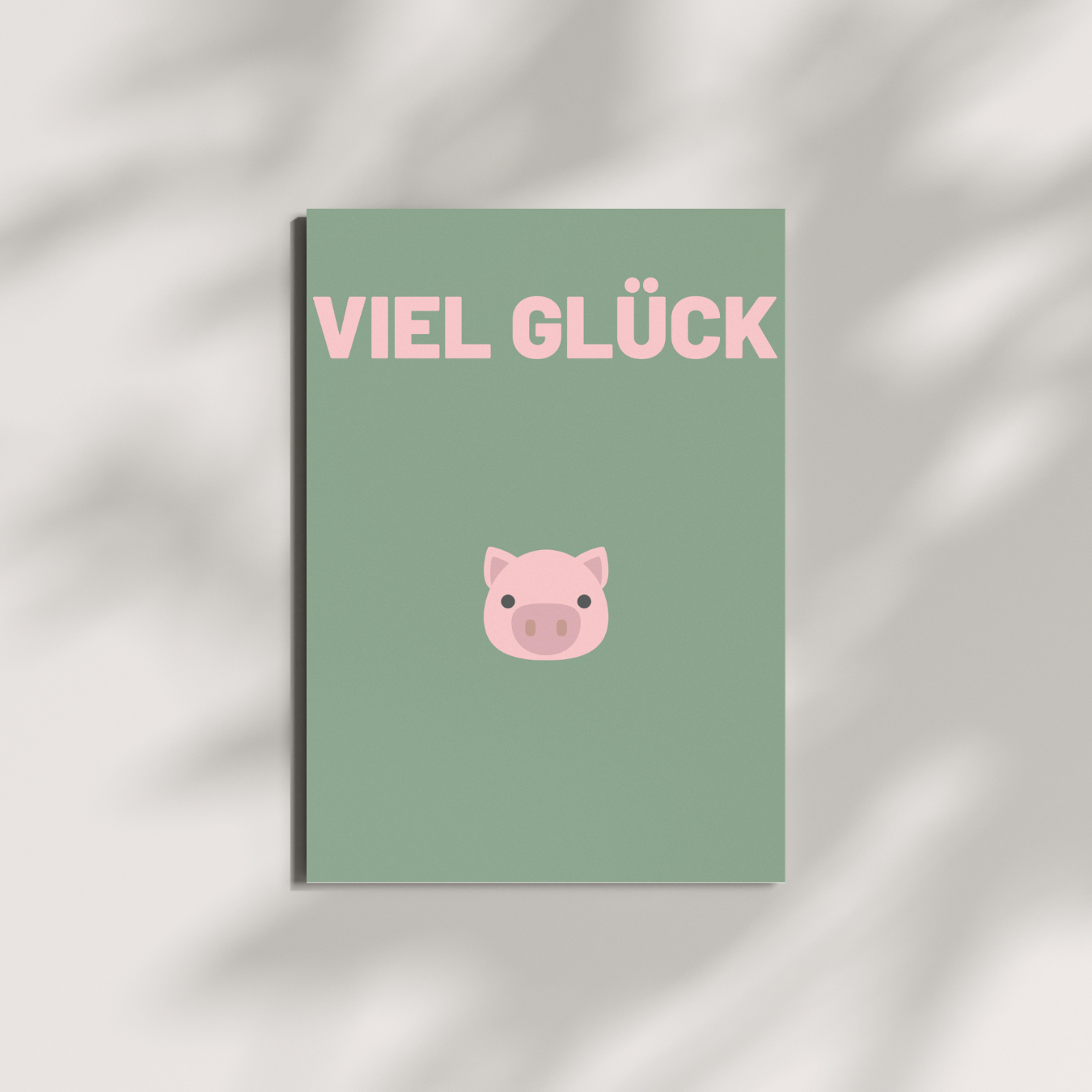 Postkarte - VIEL GLÜCK