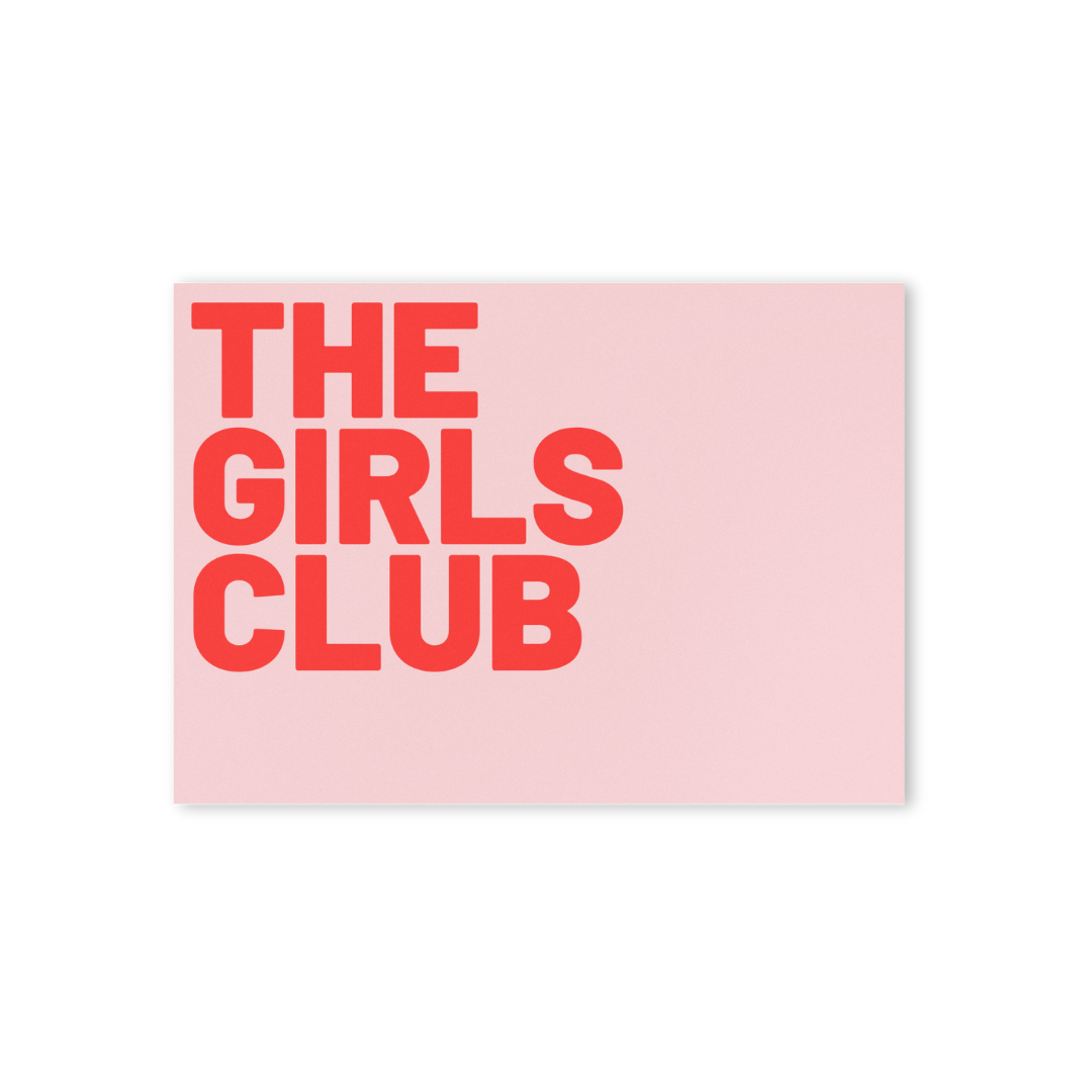 Postkarte - THE GIRLS CLUB