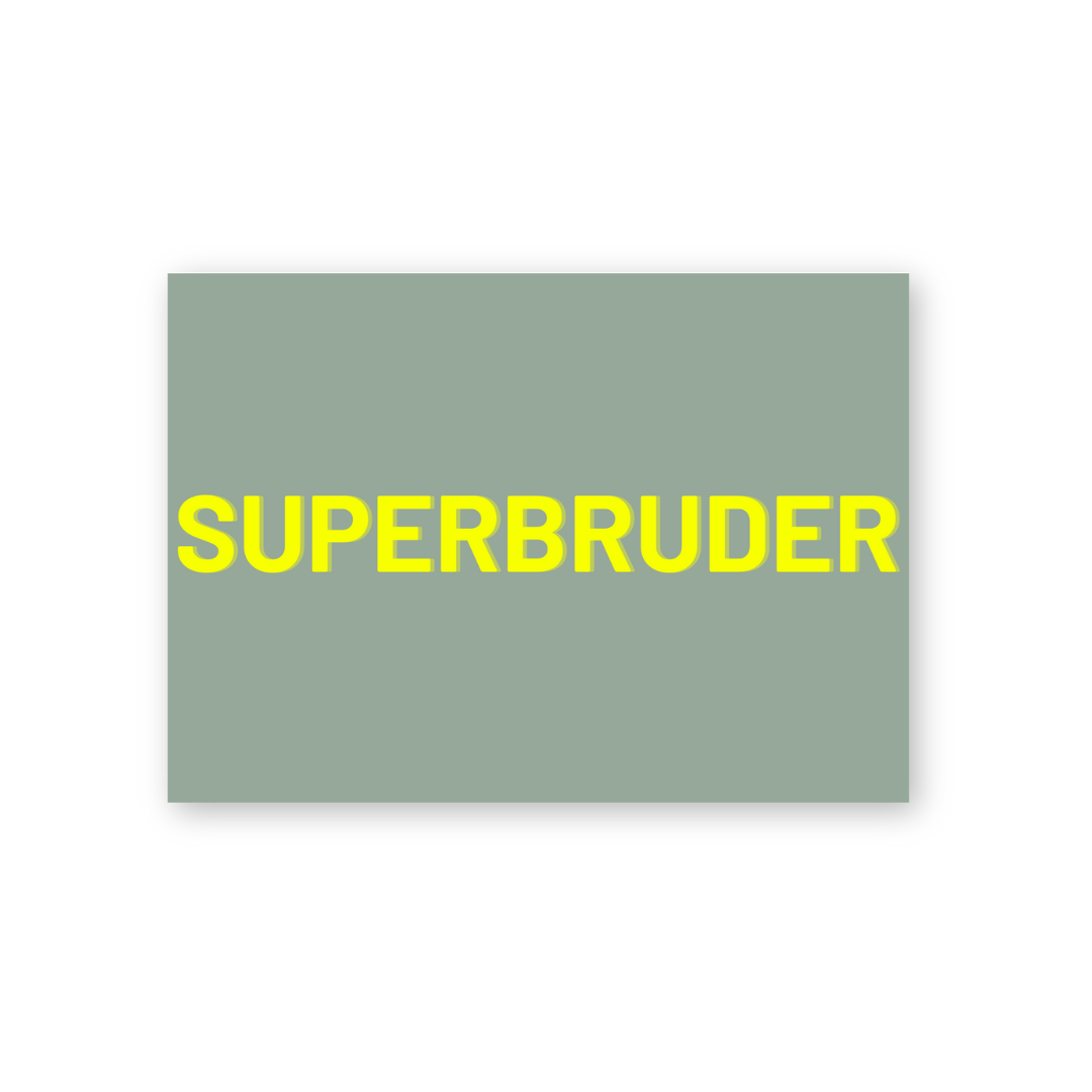 Postkarte - SUPERBRUDER