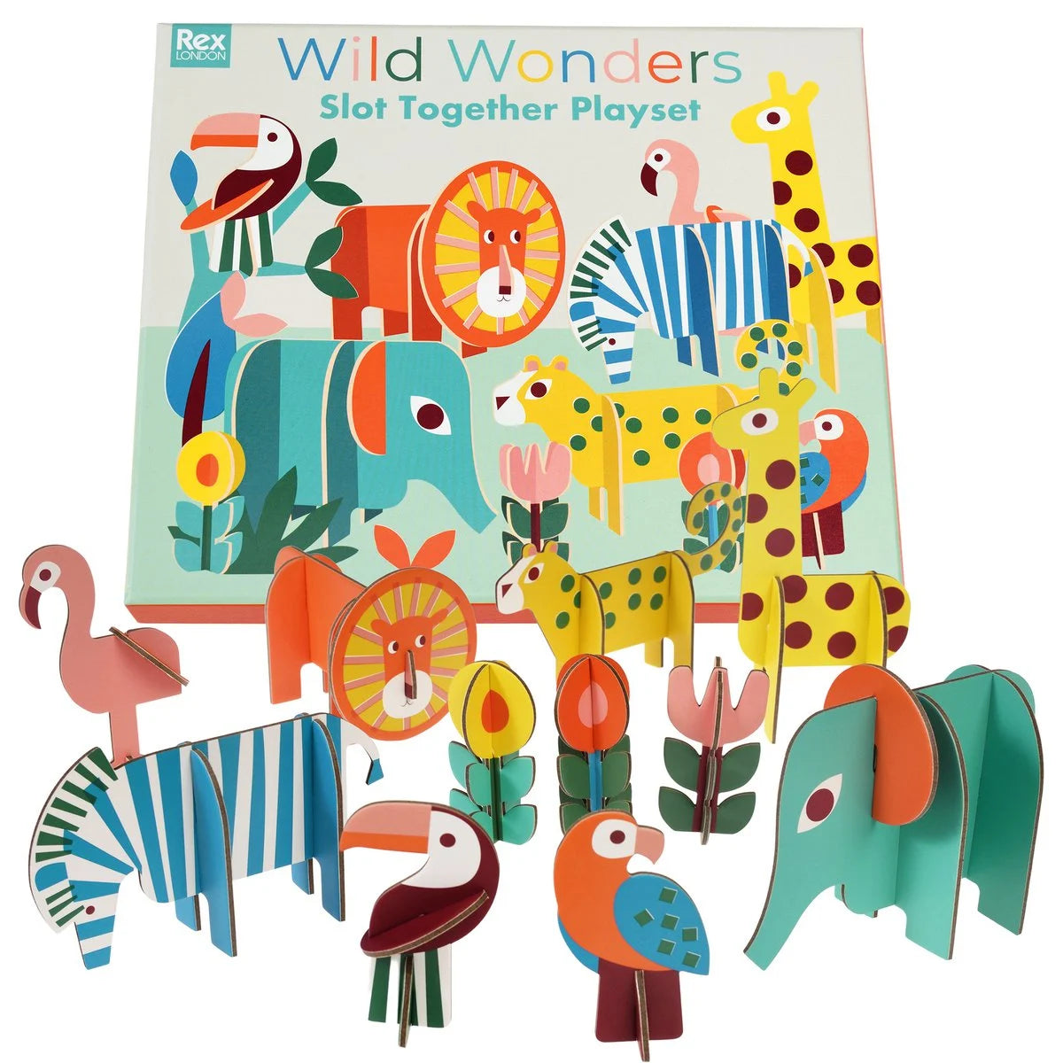 Zusammensteckbares Spielset – Wild Wonders