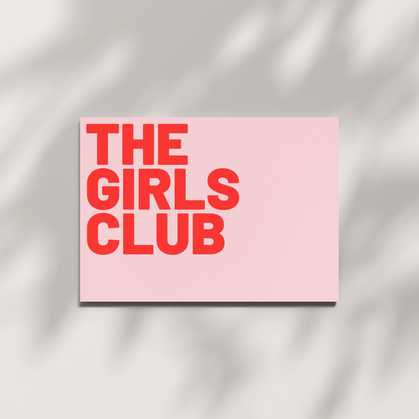 Postkarte - THE GIRLS CLUB