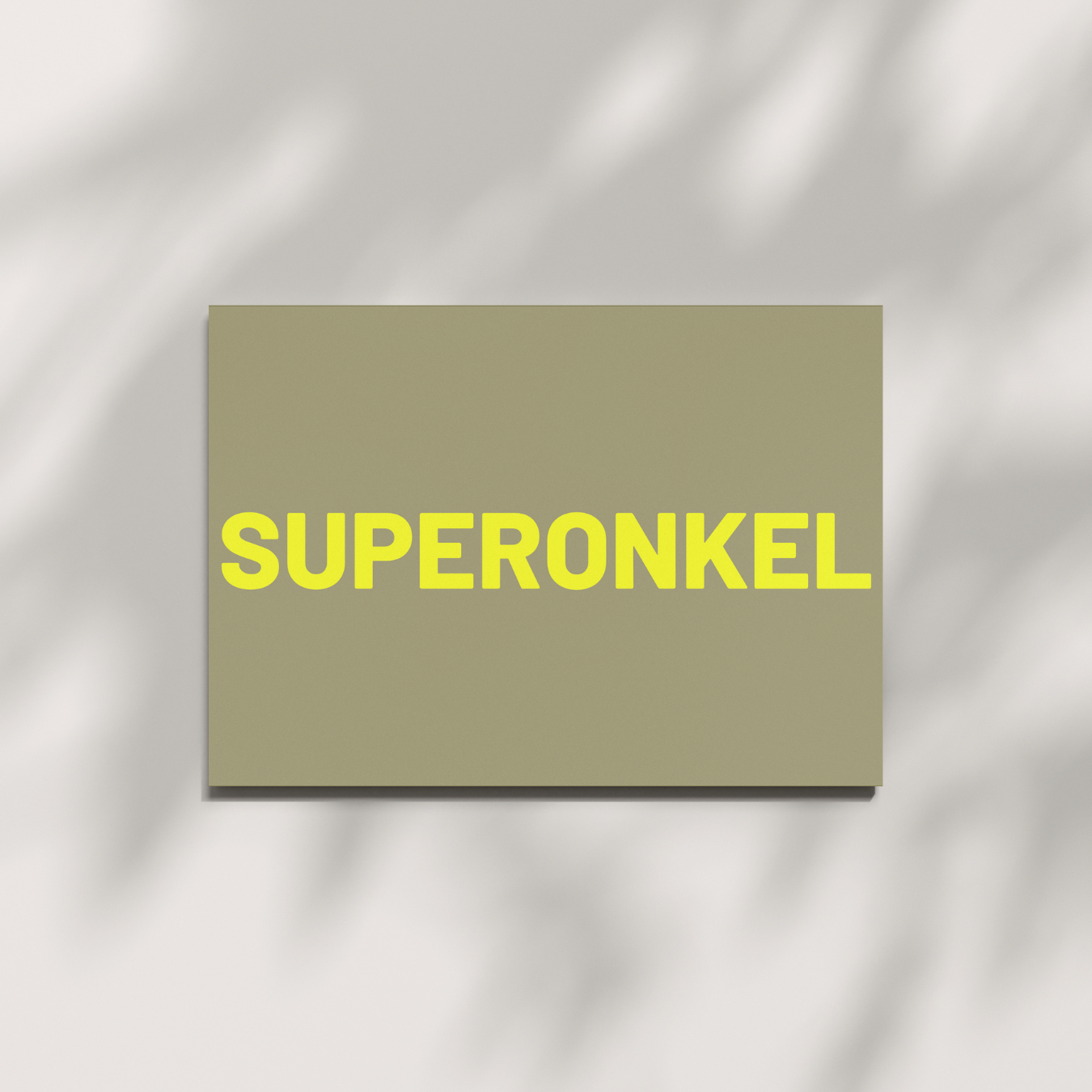 Postkarte - SUPERONKEL