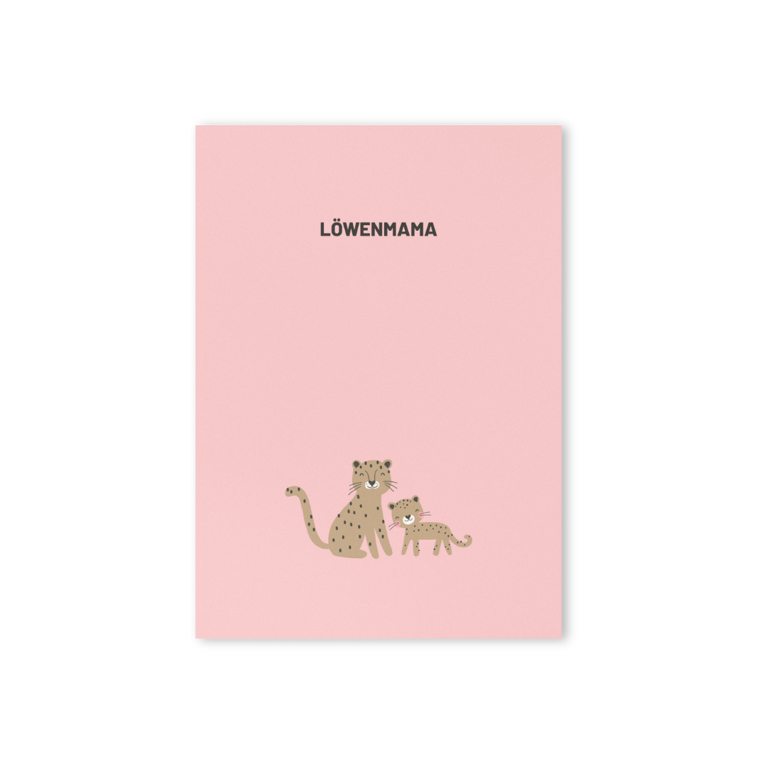 Postkarte - Löwenmama