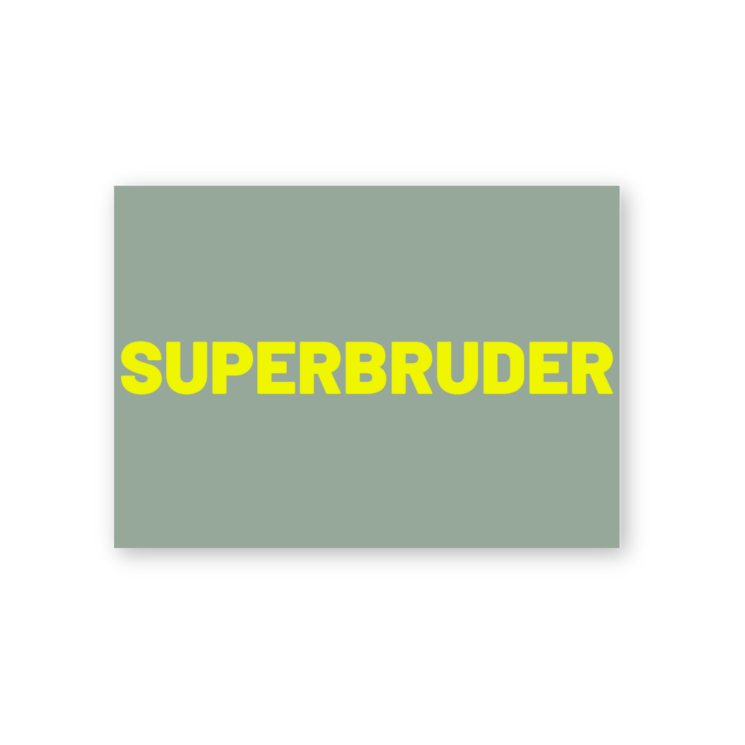 Postkarte - SUPERBRUDER